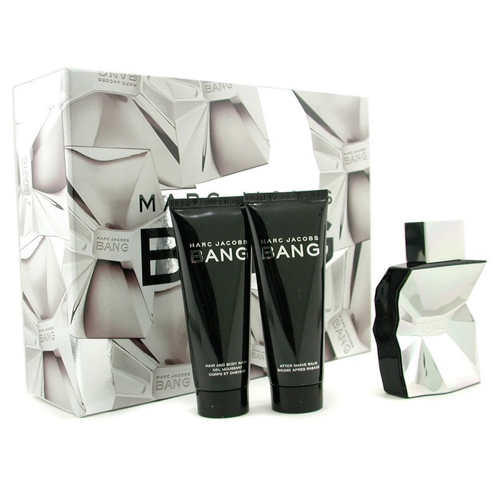 Marc Jacobs Bang Coffret: Eau De Toilette Spray 50ml/1.7oz + Hair & Body Wash 75ml/2.5oz + After Shave Balm 75ml 3pcsProduct Thumbnail