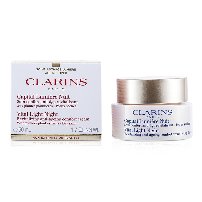 Clarins 克蘭詩 (嬌韻詩) 生命之光夜間修復抗衰老舒緩面霜 50ml/1.7ozProduct Thumbnail