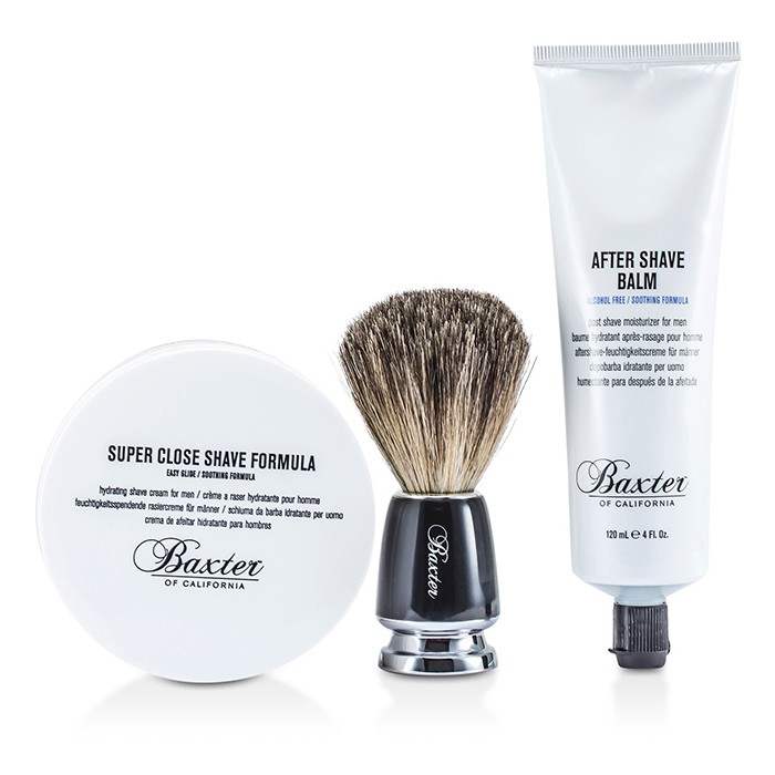 Baxter Of California Shave 1.2.3 Комплект: Формула + Балсам + Четка 3pcsProduct Thumbnail