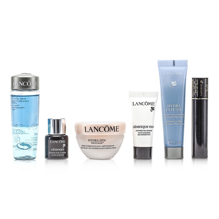 Lancome Set de Viaje : Bi Facil + Crema + Gel Máscara + Genifique Activator +Concentrado Ojos + Mascara 6pcsProduct Thumbnail