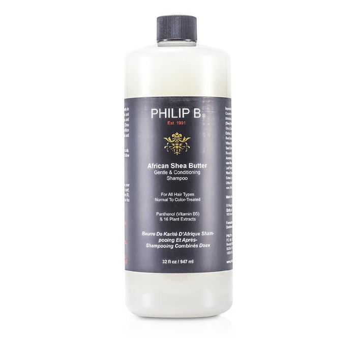 Philip B African Shea Butter Dầu Gội Đầu Dưỡng Xả Nhẹ Nhàng 947ml/32ozProduct Thumbnail
