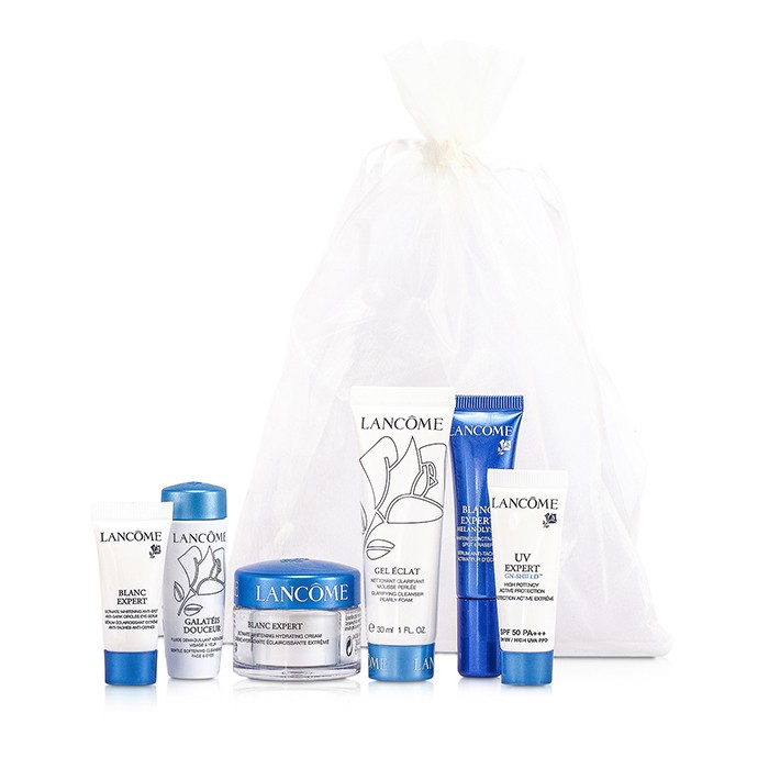 Lancome Blanc Expert Travel Set: Cream + Spot Eraser + Eye Serum + Gel Eclat + Galateis Douceur + UV Expert 6pcsProduct Thumbnail