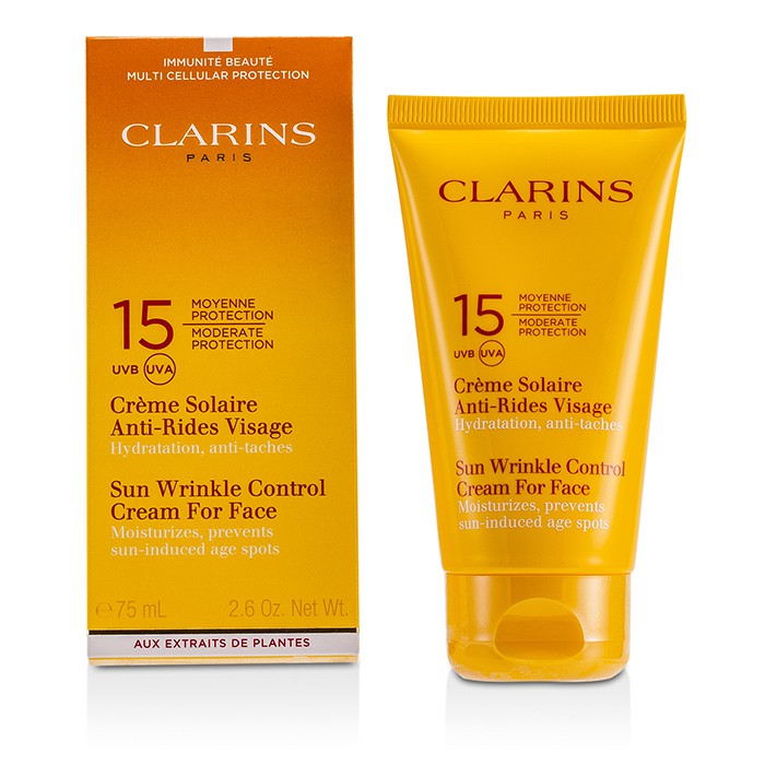 Clarins Sun Wrinkle Control Cream Moderate Protection For Face SPF 15 75ml/2.7ozProduct Thumbnail