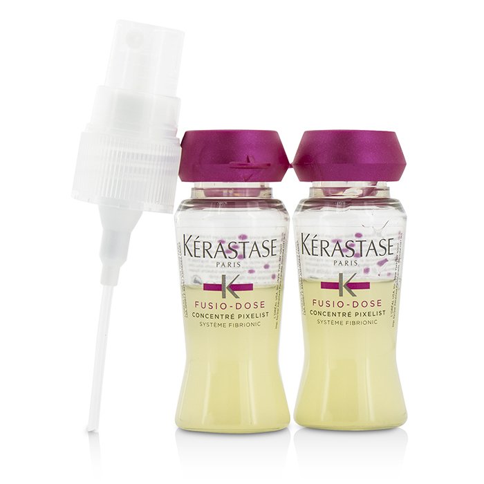 Kerastase Fusio-Dose Concentre Pixelist Intensive Shine Care - Colour-Treated and Sensitised Hair (Box Slightly Damaged) 10x12ml/0.4ozProduct Thumbnail