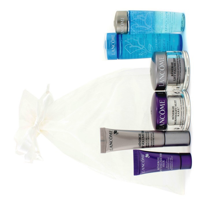 Lancome Renergie Lift Volumetry Travel Set: Tonique Douceur + Bi Facil + Cream + Overnight Cream + Serum + Eye Serum 6pcsProduct Thumbnail