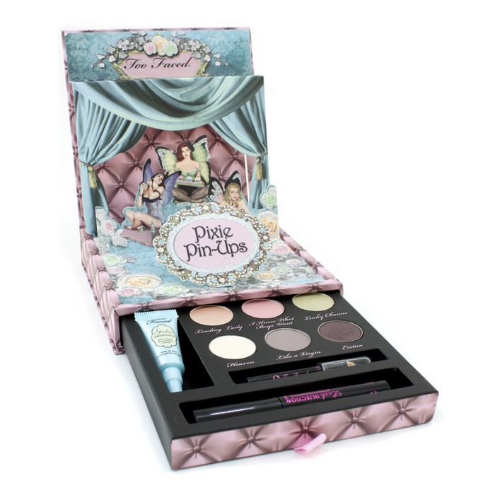Too Faced Pixie Pin Ups Palette (6xEye Shadow, 1xMini Eye Shadow Primer, 1xMini Eyeliner Pencil, 1xMini Mascara) 9pcsProduct Thumbnail