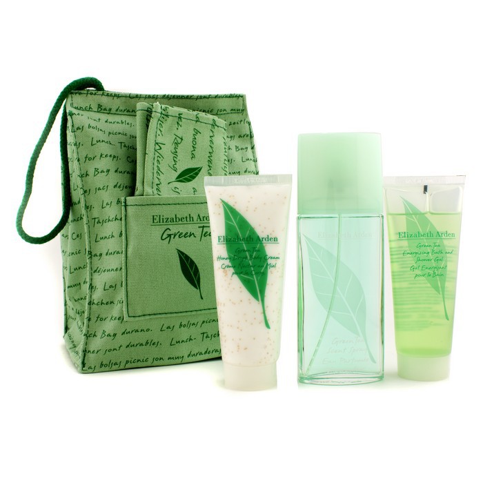 Elizabeth Arden Green Tea Coffret: Eau Parfumee Spray 100ml/3.3oz + Body Cream 100ml/3.3oz + Shower Gel 100ml/3.3oz + Bag 3pcs+1bagProduct Thumbnail