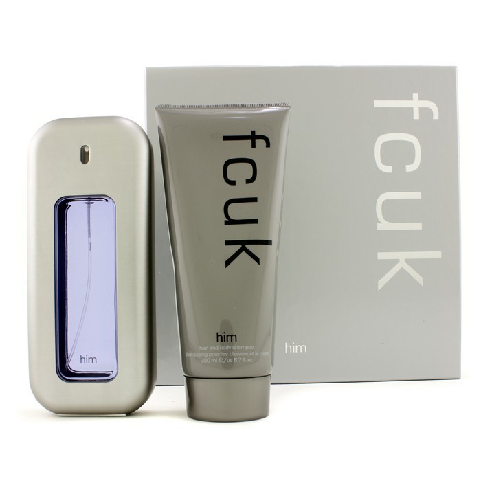 French Connection UK Fcuk Him Coffret: Eau De Toilette Spray 100ml/3.4oz + Hair & Body Shampoo 200ml/6.7oz 2pcsProduct Thumbnail
