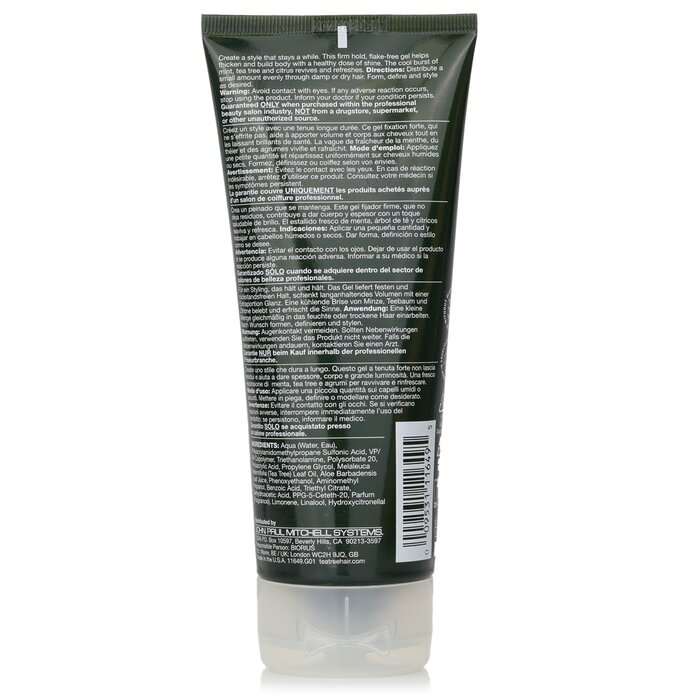 Paul Mitchell Tea Tree Ζελέ για Σταθερό Κράτημα ( Μεγιστό Κράτημα και Λάμψη ) 200ml/6.8ozProduct Thumbnail