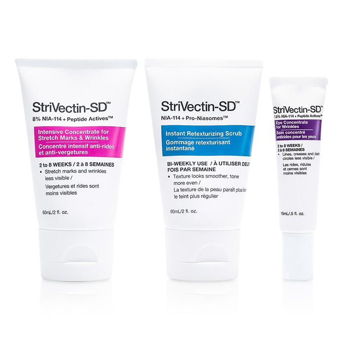 StriVectin StriVectin Results Kit: Scrub + Concentrate For Stretch Marks & Wrinkles + Eye Concentrate 3pcsProduct Thumbnail