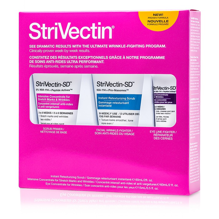 StriVectin StriVectin Results Kit: Scrub + Concentrate For Stretch Marks & Wrinkles + Eye Concentrate 3pcsProduct Thumbnail