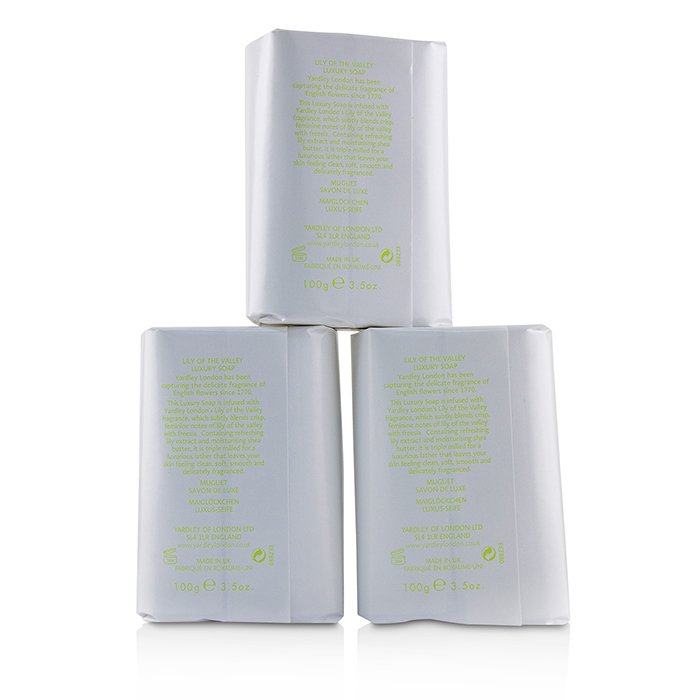 Yardley London Lily Of The Valley Luxury Soap 3x100g/3.5ozProduct Thumbnail