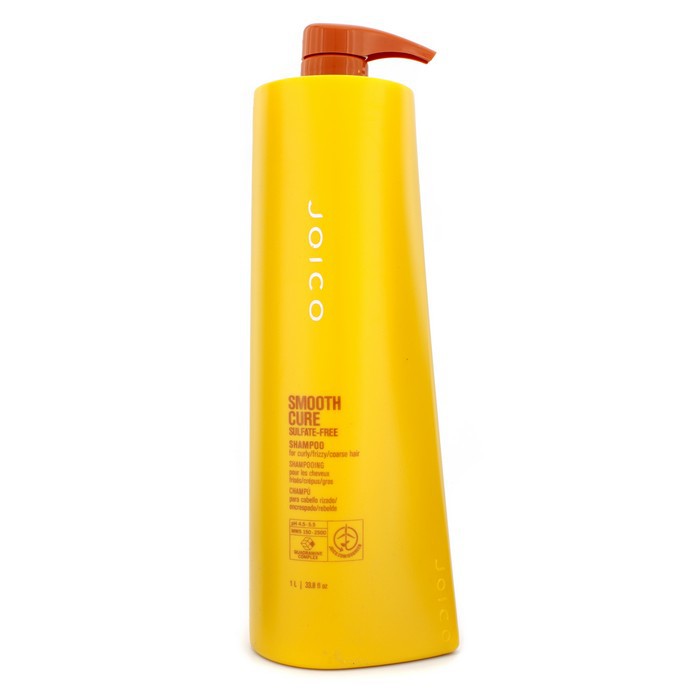 Joico Smooth Cure Shampoo (For Curly/ Frizzy/ Coarse Hair) 1000ml/33.8ozProduct Thumbnail