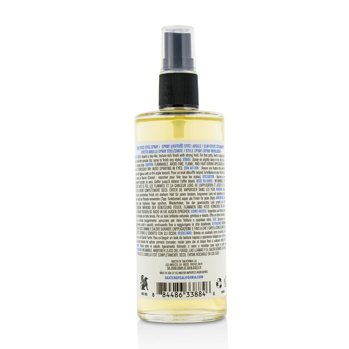 Baxter Of California Clay Effect Style Spray (Strong Hold / Textured Finish) 120ml/4ozProduct Thumbnail