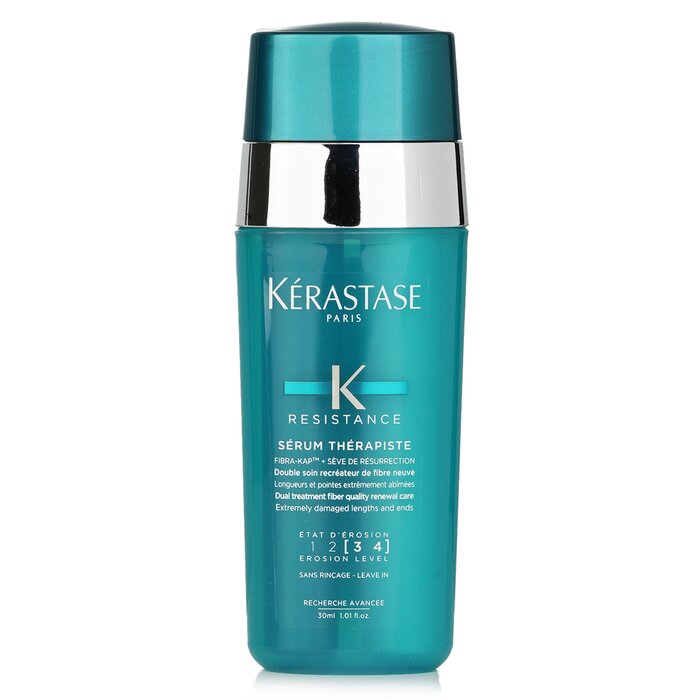 Kerastase - Resistance Serum Therapiste Dual Treatment Fiber Quality Renewal Care Damaged Lengths and Ends) 30ml/1.01oz - Serum & Concentrates | Free Worldwide Shipping JPEN