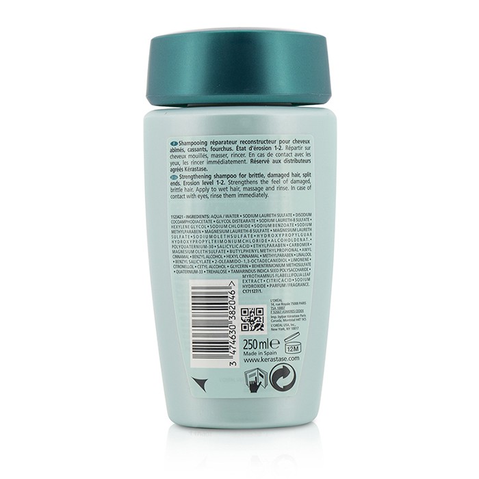 Kerastase Resistance Bain Force Architecte Reconstructing Shampoo (For Brittle, Very Damaged Hair, Split Ends) 250ml/8.5ozProduct Thumbnail