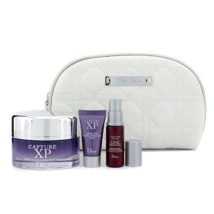 Christian Dior Capture XP Expert Wrinkle Correction Ritual Set: Creme 50ml + Eye Creme 4ml + One Essential Serum 7ml + Bag 3pcs+1bagProduct Thumbnail