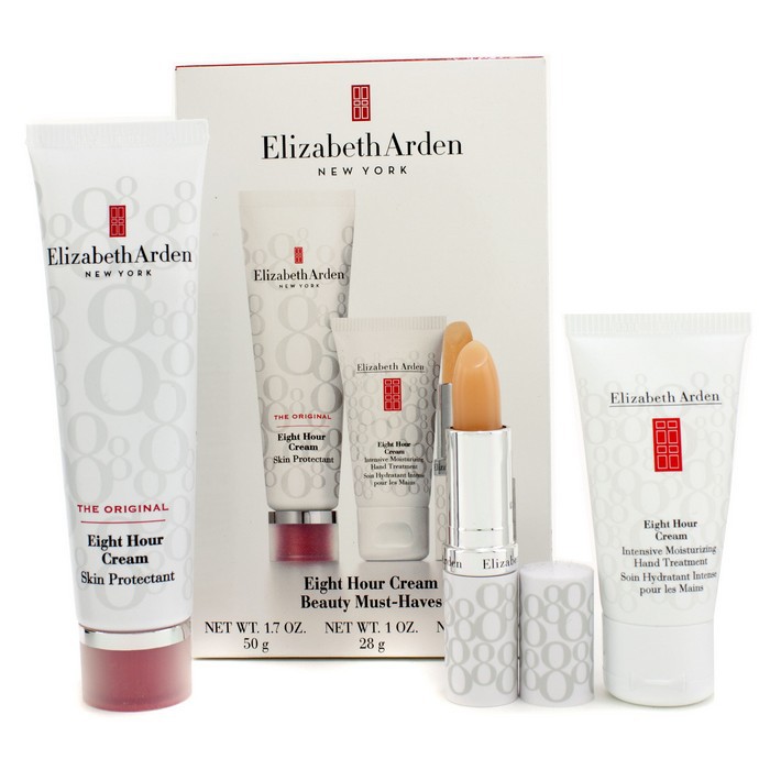 Elizabeth Arden Eight Hour Cream Beauty Must-Haves Set: Skin Protectant + Hand Treatment + Lip Protectant Stick 3pcsProduct Thumbnail
