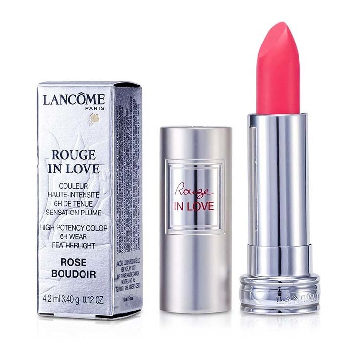 Lancome Rouge In Love Lipstick 340b Rose Boudoir 42ml012oz