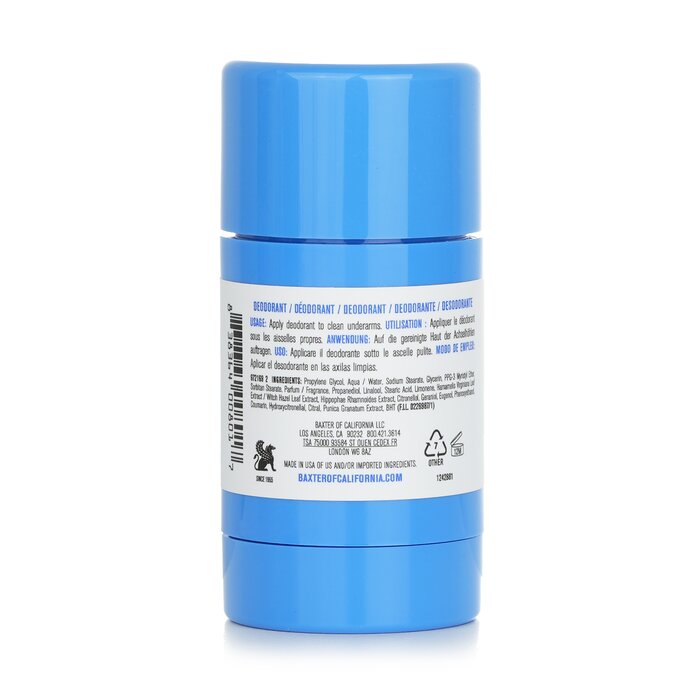 Baxter Of California Deodorant - Aluminum & Alcohol Free (Sensitive Skin Formula)  75g/2.65ozProduct Thumbnail