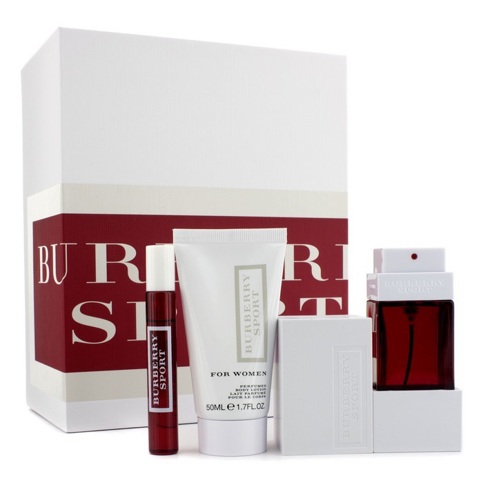 Burberry Burberry Sport For Woman -rasia: Edt Spray 50ml/1.7oz + vartalovoide 50ml/1.7oz + Edt Spray 7.5ml/0.25oz 3pcsProduct Thumbnail