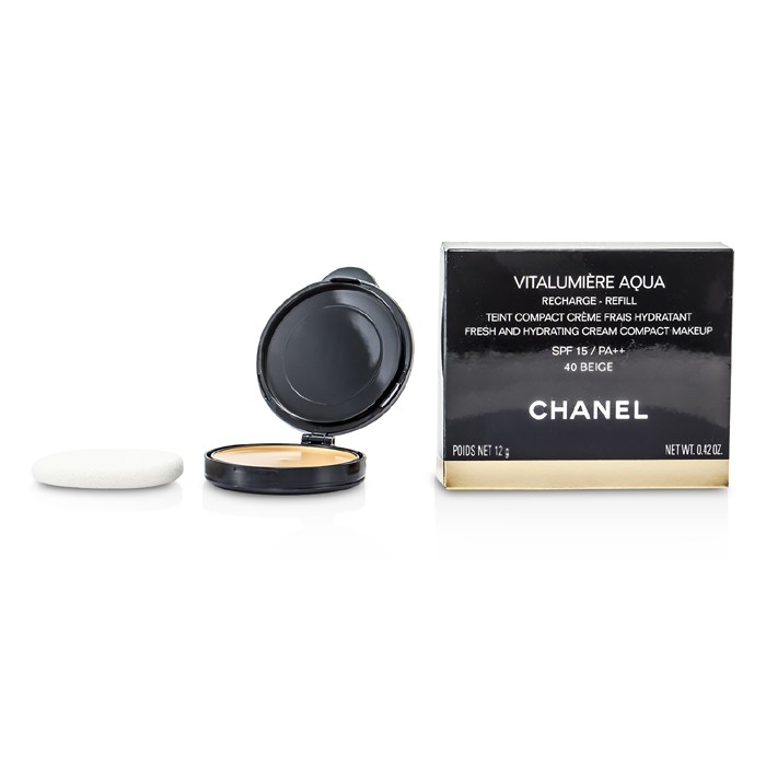 Chanel Vitalumiere Aqua Fresh And Hydrating Cream Compact MakeUp SPF 15 Refill 12g/0.42ozProduct Thumbnail
