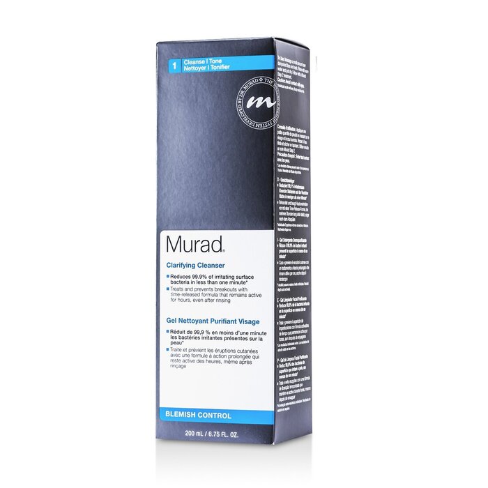 Murad Oczyszczający żel do mycia twarzy zwalczający niedoskonałości Clarifying Cleanser: Blemish Control 200ml/6.75ozProduct Thumbnail