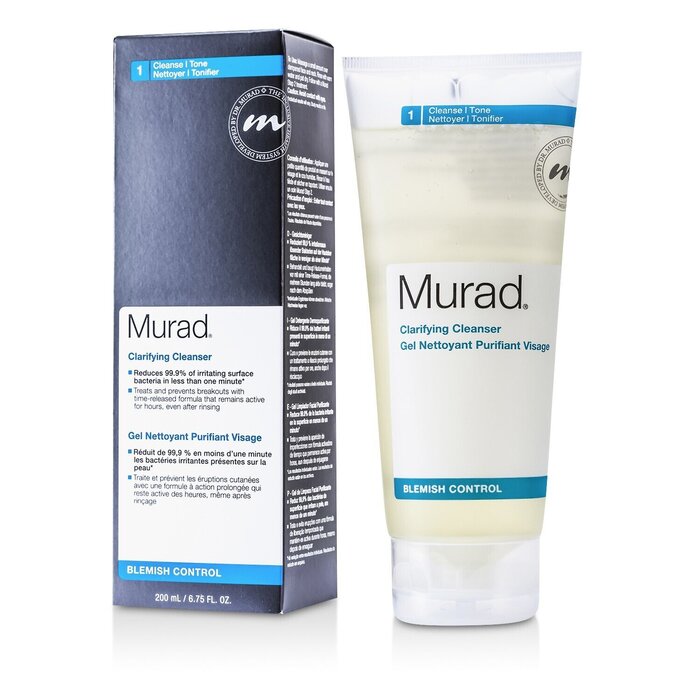 Murad Oczyszczający żel do mycia twarzy zwalczający niedoskonałości Clarifying Cleanser: Blemish Control 200ml/6.75ozProduct Thumbnail