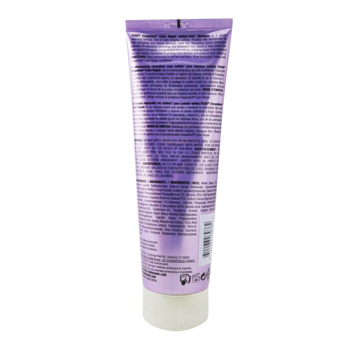 Rusk Deepshine Color Repair Sulfate-Free Shampoo 250ml/8.5ozProduct Thumbnail
