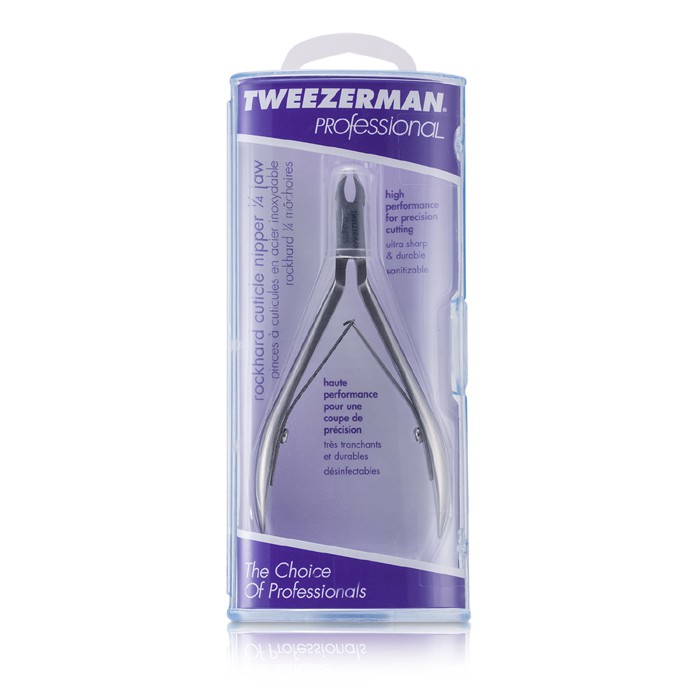 Tweezerman Profesjonalne stalowe cążki do skórek Professional Rockhard Stainless Cuticle Nipper Picture ColorProduct Thumbnail
