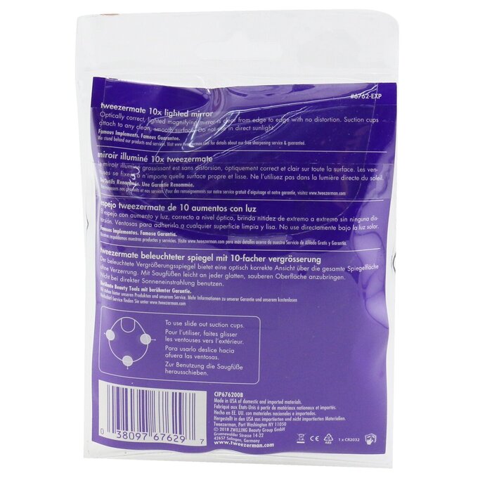 Tweezerman TweezerMate Профессиональное Зеркало 10Х с Подсветкой Picture ColorProduct Thumbnail