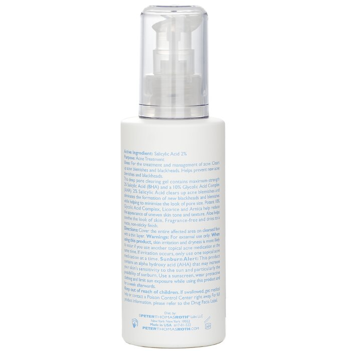 Peter Thomas Roth AHA/BHA Acne Clearing Gel 100ml/3.4ozProduct Thumbnail