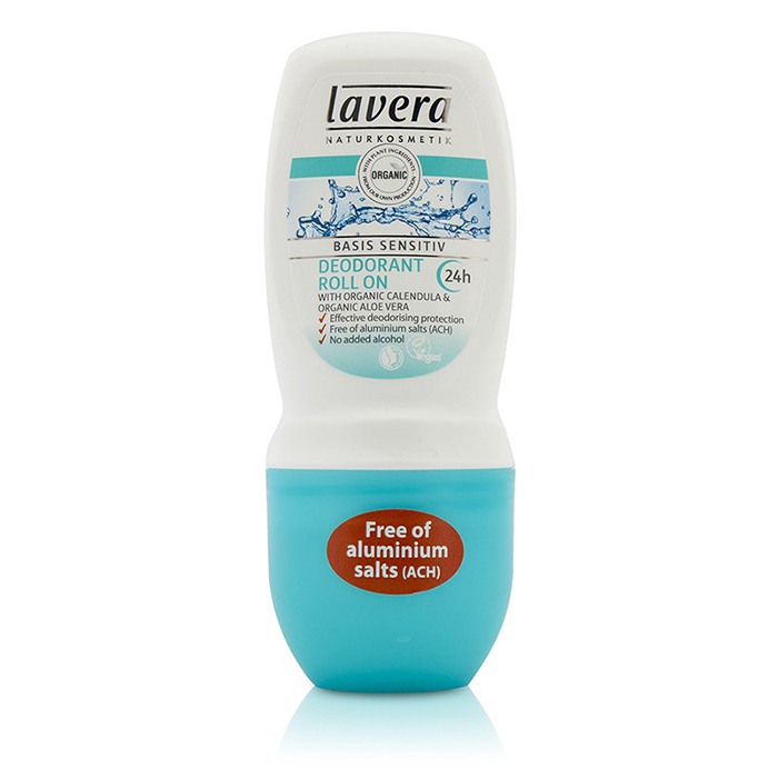 Lavera Basis Sensitiv Deodorant Roll-On Calendula - Aloe Vera 50ml/1.6ozProduct Thumbnail