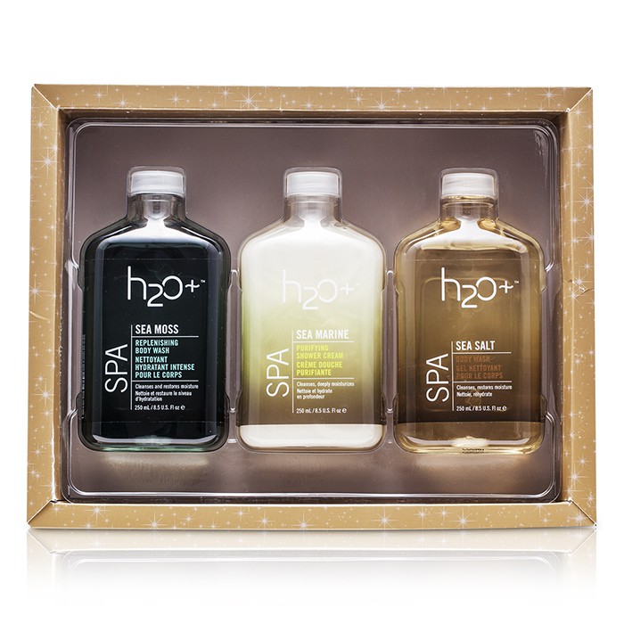 H2O+ Sea Moss Replenishing Body Wash Collection: Body Wash 250ml + Shower Cream 250ml + Replenishing Body Wash 250ml 3pcsProduct Thumbnail