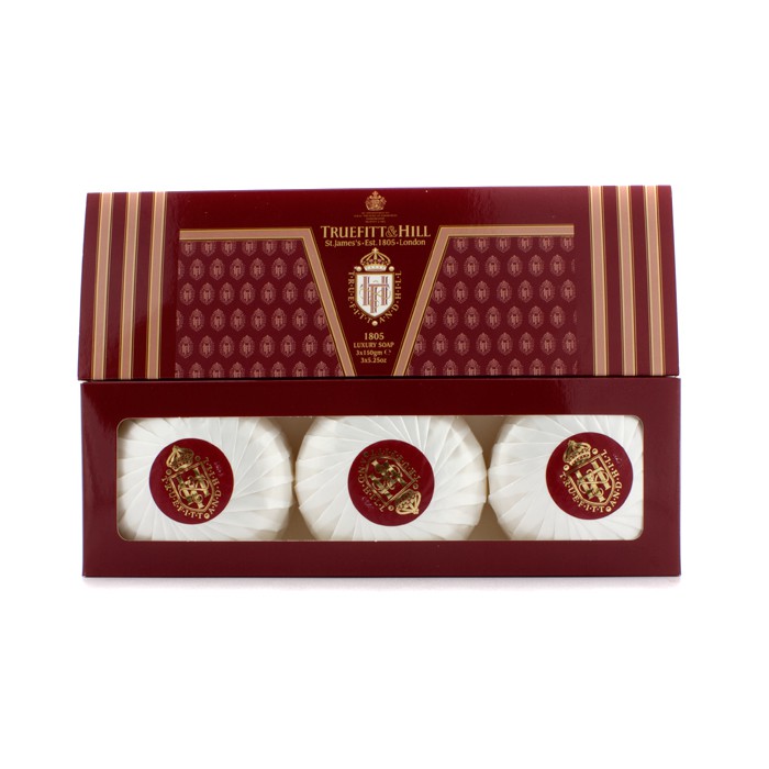 Truefitt & Hill 1805 Luxury Soap (Triple) 3x150g/5.25ozProduct Thumbnail