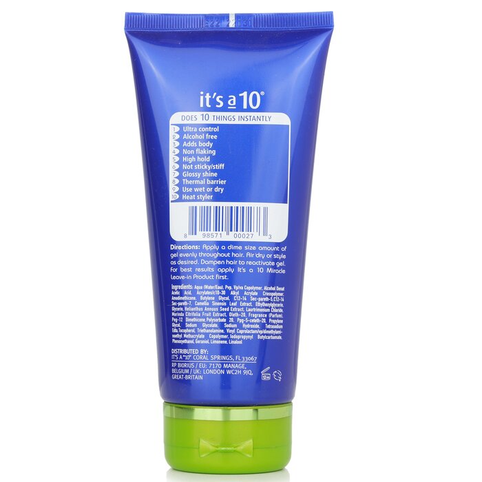 It's A 10 Miracle Firm Hold Gel 148ml/5ozProduct Thumbnail