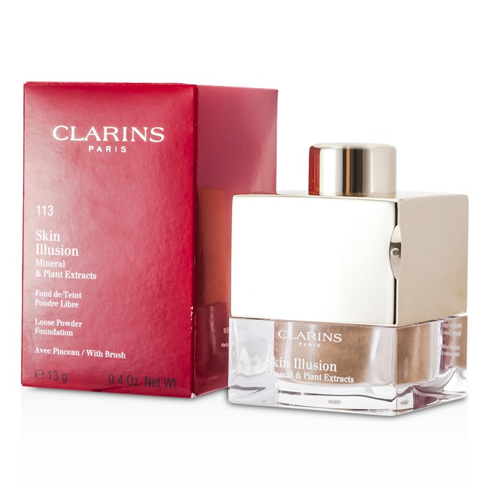 Clarins Skin Illusion Mineral & Plante Ekstrakter Løs Pudder Foundation (Med børste) 13g/0.4ozProduct Thumbnail