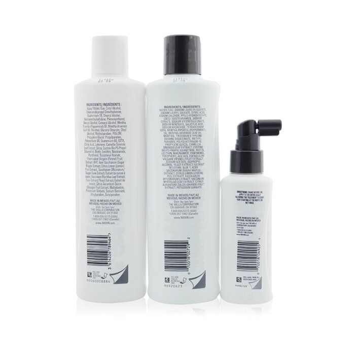 Nioxin 3D Care System Kit 3 - For Colored Hair, Light Thinning, Balanced Moisture (Box Slightly Damaged) 3pcsProduct Thumbnail