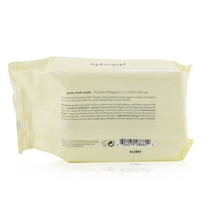 Philosophy Purity Made Simple One-Step Facial Cleansing Cloths 30towlettesProduct Thumbnail