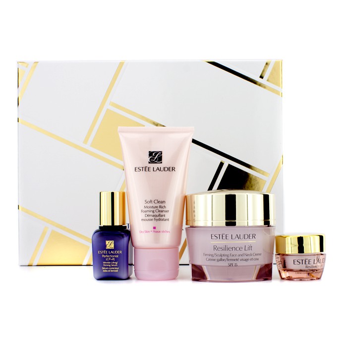 Estee Lauder Lifting/ Firming Essentials Set: Face & Neck Creme 50ml + Foaming Cleanser 50ml + Serum 15ml + Eye Creme 5ml 4pcsProduct Thumbnail