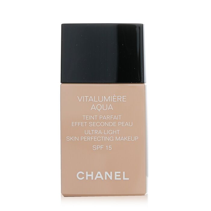 Chanel - Vitalumiere Aqua Maquillaje Ultra Ligero Perfeccionante de Piel  SPF 15 30ml/1oz - Base & Polvo | Free Worldwide Shipping | Strawberrynet ES