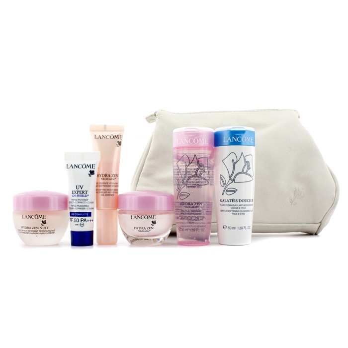 Lancome Hydra Zen Set: Cleansing Fluid + Aqua Gel + Night Cream + Neocalm + Gel Essence + UV Expert + Bag 6pcs+1bagProduct Thumbnail