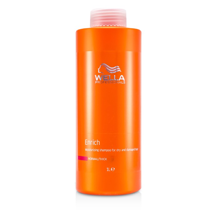 Wella Enrich Moisturizing Shampoo For Dry Damaged Hair Normal