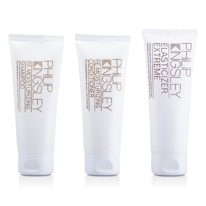 Philip Kingsley Smooth & Shiny Jet Set: Shampoo 75ml + Conditioner 75ml + Elasticizer Extreme 75ml PHI534C 3pcsProduct Thumbnail