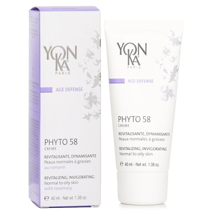 Yonka Age Defense Phyto 58 Creme With Rosemary - Revitalizing, Invigorating (Normal To Oily Skin) 40ml/1.38ozProduct Thumbnail