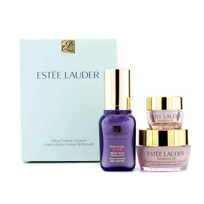 Estee Lauder Lifting/Firming Solutions: Perfectionist [CP+R] 30ml + Resilience Lift Creme 15ml + Resilience Lift Eye Creme 5ml 3pcsProduct Thumbnail