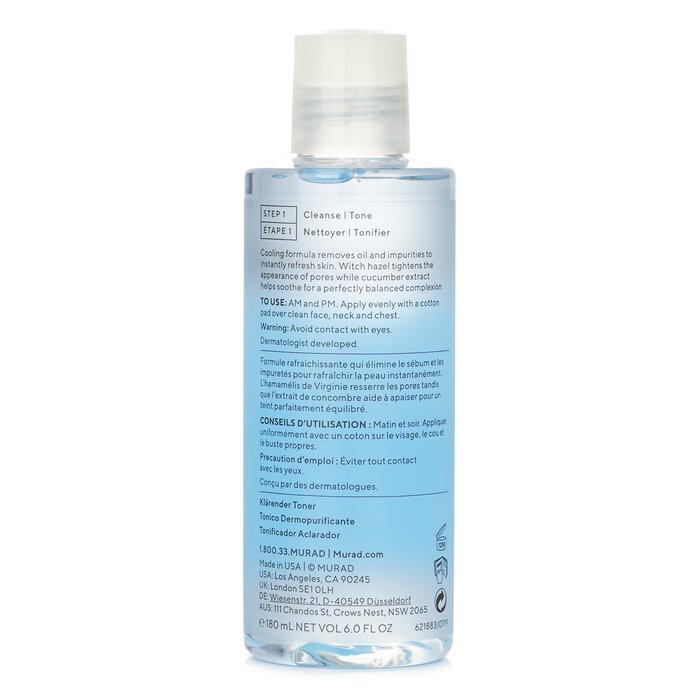 Murad Oczyszczający tonik do twarzy Clarifying Toner 180ml/6ozProduct Thumbnail