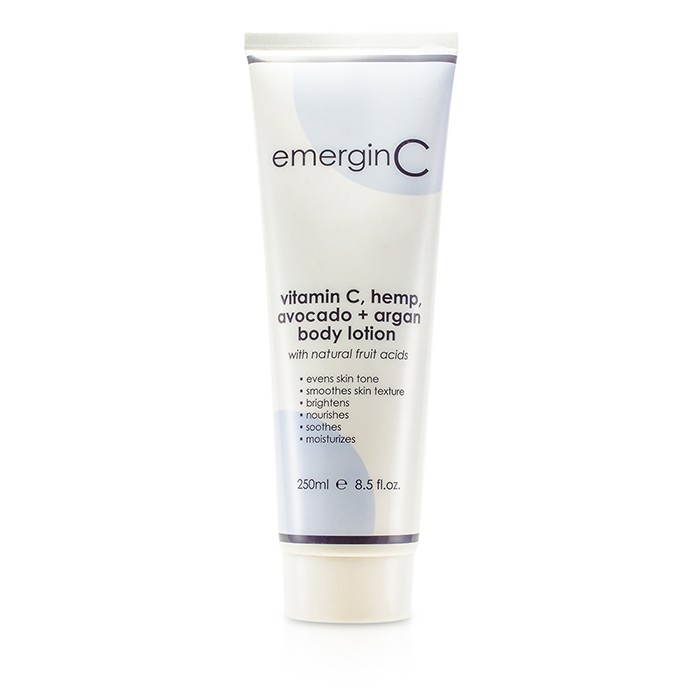 EmerginC Vitamin C, Hemp, Avocado + Argan Body Lotion 250ml/8.5ozProduct Thumbnail