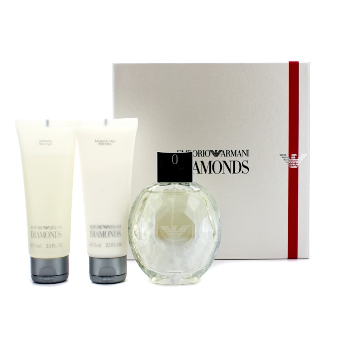 Giorgio Armani Даймондс Набор: Парфюмированная Вода Спрей 100мл/3.4унц + Лосьон для Тела 75мл/2.5унц + Гель для Душа 75мл/2.5унц 3pcsProduct Thumbnail
