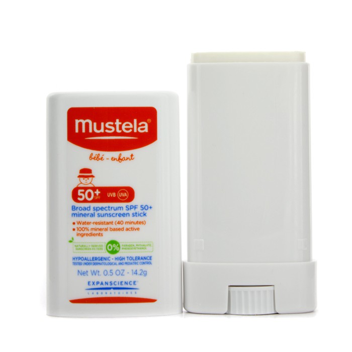Mustela Amplio Espectro SPF 50+ Barra Mineral Filtro Solar 14.2g/0.5ozProduct Thumbnail